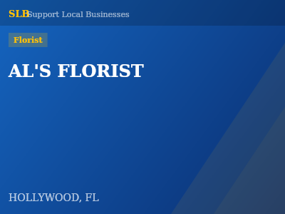 AL'S FLORIST — Florist in HOLLYWOOD, FL