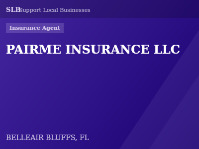 PAIRME INSURANCE LLC — Insurance Agent in BELLEAIR BLUFFS, FL