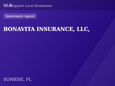 BONAVITA INSURANCE, LLC, — Insurance Agent in SUNRISE, FL