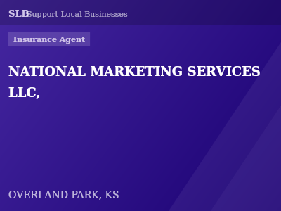 NATIONAL MARKETING SERVICES LLC, — Insurance Agent in OVERLAND PARK, KS