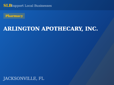 ARLINGTON APOTHECARY, INC. — Pharmacy in JACKSONVILLE, FL