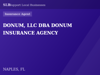 DONUM, LLC DBA DONUM INSURANCE AGENCY — Insurance Agent in NAPLES, FL