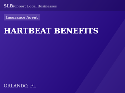 HARTBEAT BENEFITS — Insurance Agent in ORLANDO, FL