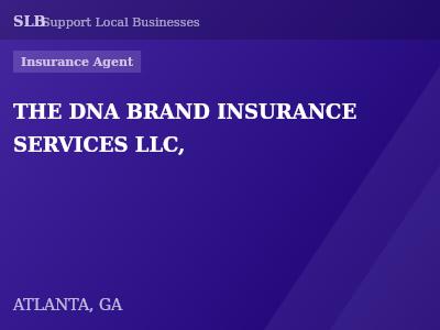 THE DNA BRAND INSURANCE SERVICES LLC, — Insurance Agent in ATLANTA, GA