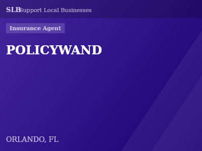 POLICYWAND — Insurance Agent in ORLANDO, FL