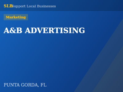 A&B ADVERTISING — Marketing in PUNTA GORDA, FL