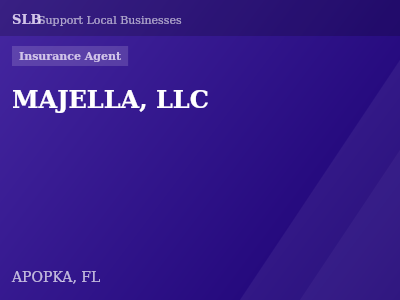 MAJELLA, LLC — Insurance Agent in APOPKA, FL