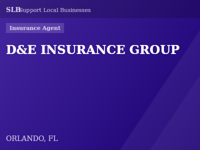 D&E INSURANCE GROUP — Insurance Agent in ORLANDO, FL
