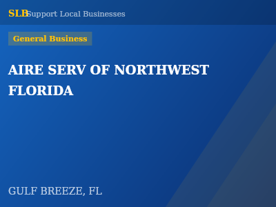 AIRE SERV OF NORTHWEST FLORIDA — General Business in GULF BREEZE, FL
