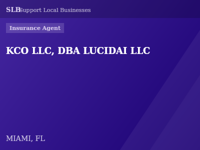 KCO LLC, DBA LUCIDAI LLC — Insurance Agent in MIAMI, FL