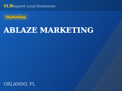 ABLAZE MARKETING — Marketing in ORLANDO, FL