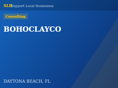 BOHOCLAYCO — Consulting in DAYTONA BEACH, FL
