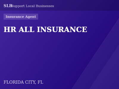 HR ALL INSURANCE — Insurance Agent in FLORIDA CITY, FL