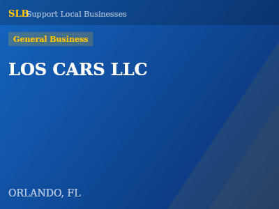 LOS CARS LLC — General Business in ORLANDO, FL