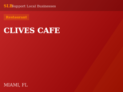 CLIVES CAFE — Restaurant in MIAMI, FL