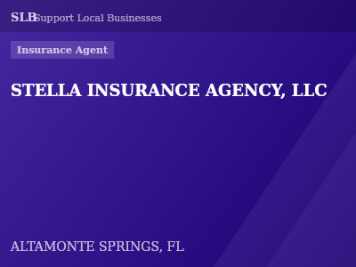 STELLA INSURANCE AGENCY, LLC — Insurance Agent in ALTAMONTE SPRINGS, FL