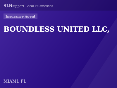 BOUNDLESS UNITED LLC, — Insurance Agent in MIAMI, FL