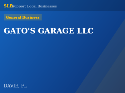 GATO'S GARAGE LLC — General Business in DAVIE, FL