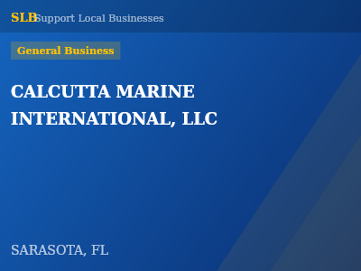 CALCUTTA MARINE INTERNATIONAL, LLC — General Business in SARASOTA, FL