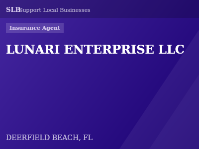 LUNARI ENTERPRISE LLC — Insurance Agent in DEERFIELD BEACH, FL
