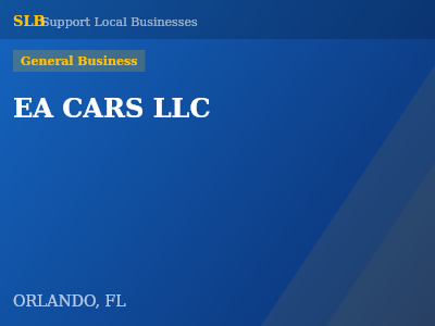 EA CARS LLC — General Business in ORLANDO, FL