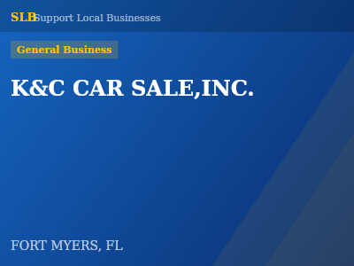 K&C CAR SALE,INC. — General Business in FORT MYERS, FL