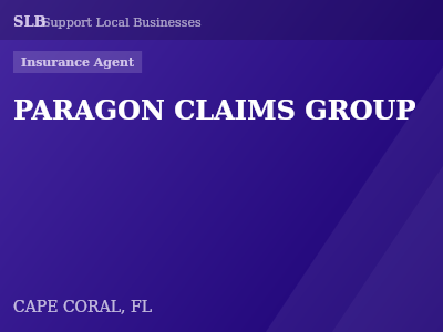 PARAGON CLAIMS GROUP — Insurance Agent in CAPE CORAL, FL