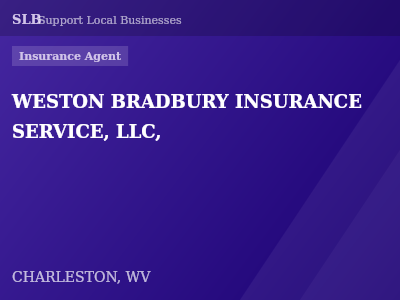 WESTON BRADBURY INSURANCE SERVICE, LLC, — Insurance Agent in CHARLESTON, WV