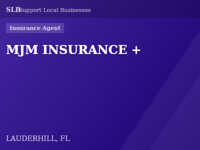 MJM INSURANCE + — Insurance Agent in LAUDERHILL, FL