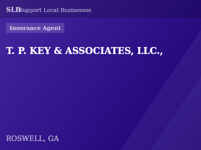 T. P. KEY & ASSOCIATES, LLC., — Insurance Agent in ROSWELL, GA