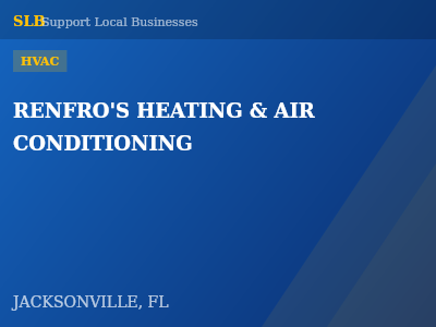 RENFRO'S HEATING & AIR CONDITIONING — HVAC in JACKSONVILLE, FL