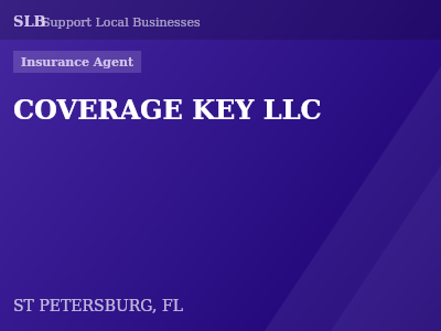 COVERAGE KEY LLC — Insurance Agent in ST PETERSBURG, FL