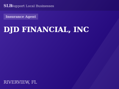 DJD FINANCIAL, INC — Insurance Agent in RIVERVIEW, FL