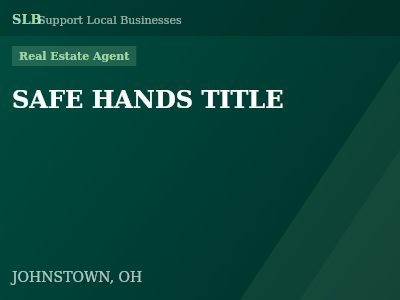 SAFE HANDS TITLE — Real Estate Agent in JOHNSTOWN, OH