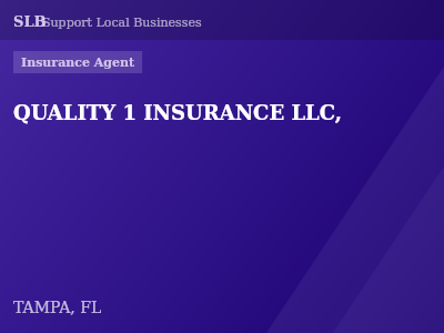 QUALITY 1 INSURANCE LLC, — Insurance Agent in TAMPA, FL