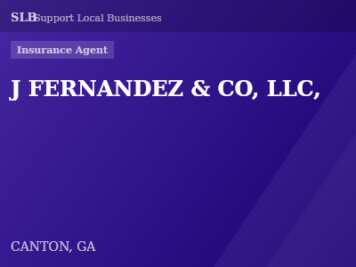 J FERNANDEZ & CO, LLC, — Insurance Agent in CANTON, GA