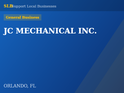 JC MECHANICAL INC. — General Business in ORLANDO, FL