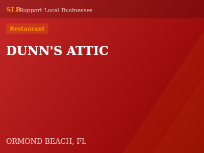 DUNN'S ATTIC — Restaurant in ORMOND BEACH, FL