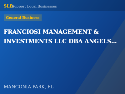 FRANCIOSI MANAGEMENT & INVESTMENTS LLC DBA ANGELS AUTO SALES — General Business in MANGONIA PARK, FL