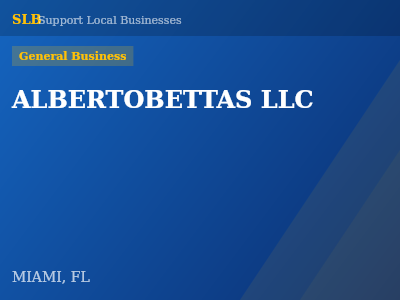 ALBERTOBETTAS LLC — General Business in MIAMI, FL