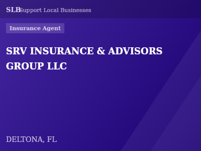 SRV INSURANCE & ADVISORS GROUP LLC — Insurance Agent in DELTONA, FL