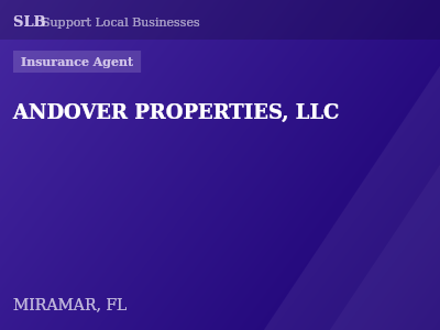 ANDOVER PROPERTIES, LLC — Insurance Agent in MIRAMAR, FL