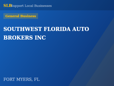 SOUTHWEST FLORIDA AUTO BROKERS INC — General Business in FORT MYERS, FL