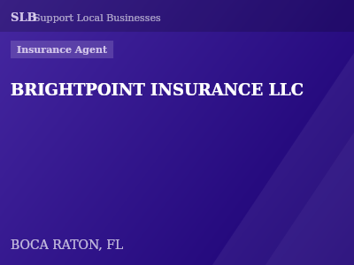 BRIGHTPOINT INSURANCE LLC — Insurance Agent in BOCA RATON, FL