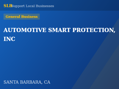 AUTOMOTIVE SMART PROTECTION, INC — General Business in SANTA BARBARA, CA