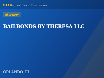 BAILBONDS BY THERESA LLC — Attorney in ORLANDO, FL