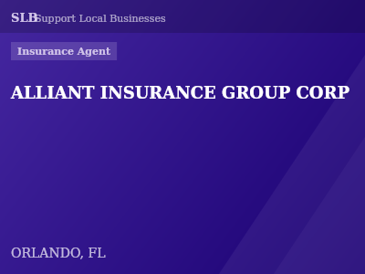ALLIANT INSURANCE GROUP CORP — Insurance Agent in ORLANDO, FL