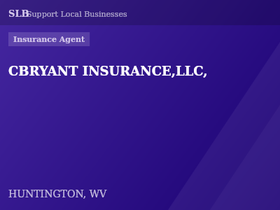 CBRYANT INSURANCE,LLC, — Insurance Agent in HUNTINGTON, WV