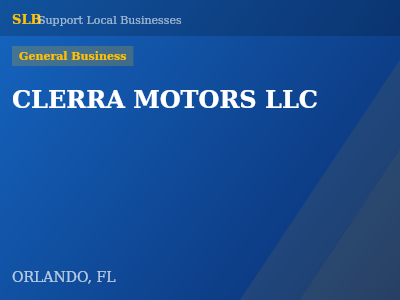 CLERRA MOTORS LLC — General Business in ORLANDO, FL