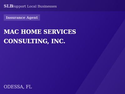 MAC HOME SERVICES CONSULTING, INC. — Insurance Agent in ODESSA, FL